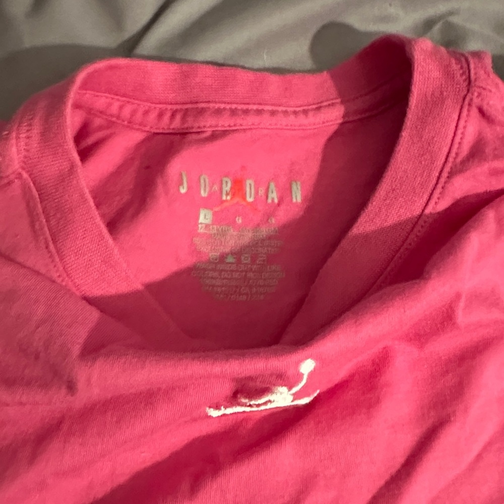 Jordan Kids Hot Pink Short Sleeve Tee
